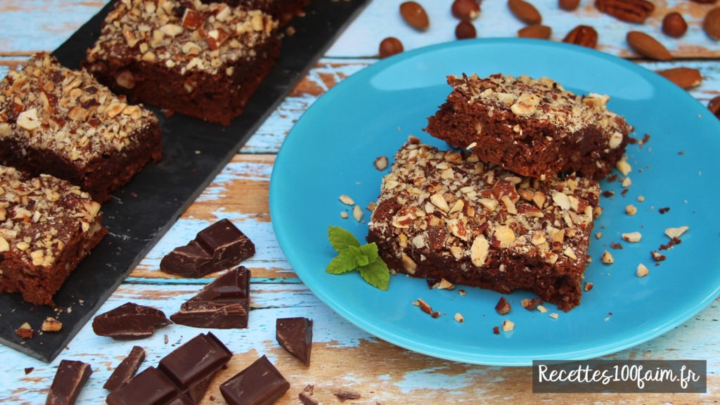 recette brownies chocolat noir