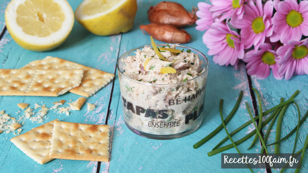 rillette thon ciboulette citron moutarde