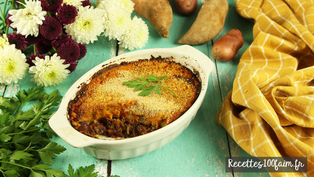 recette parmentier canard patate douce