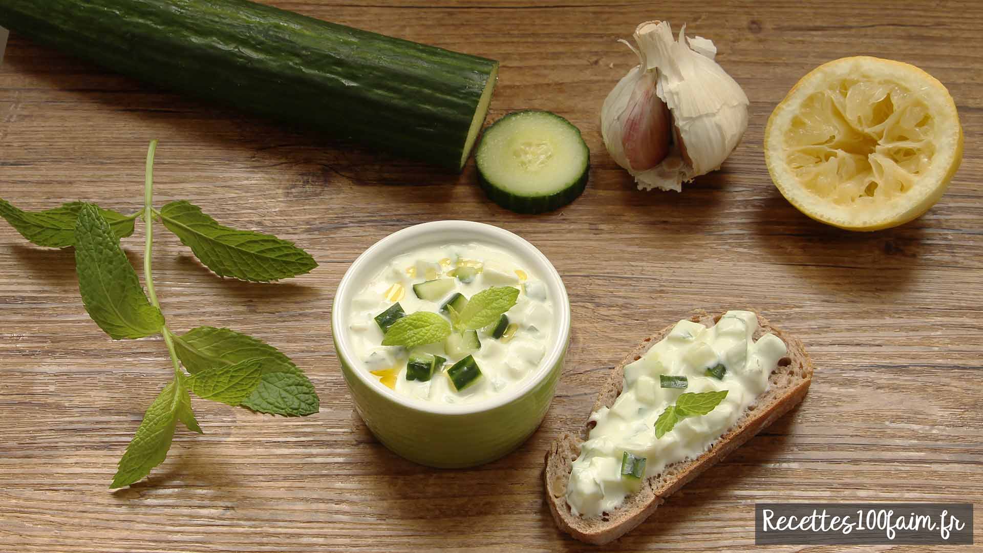 Recette de tzatziki un mezze grec et turc