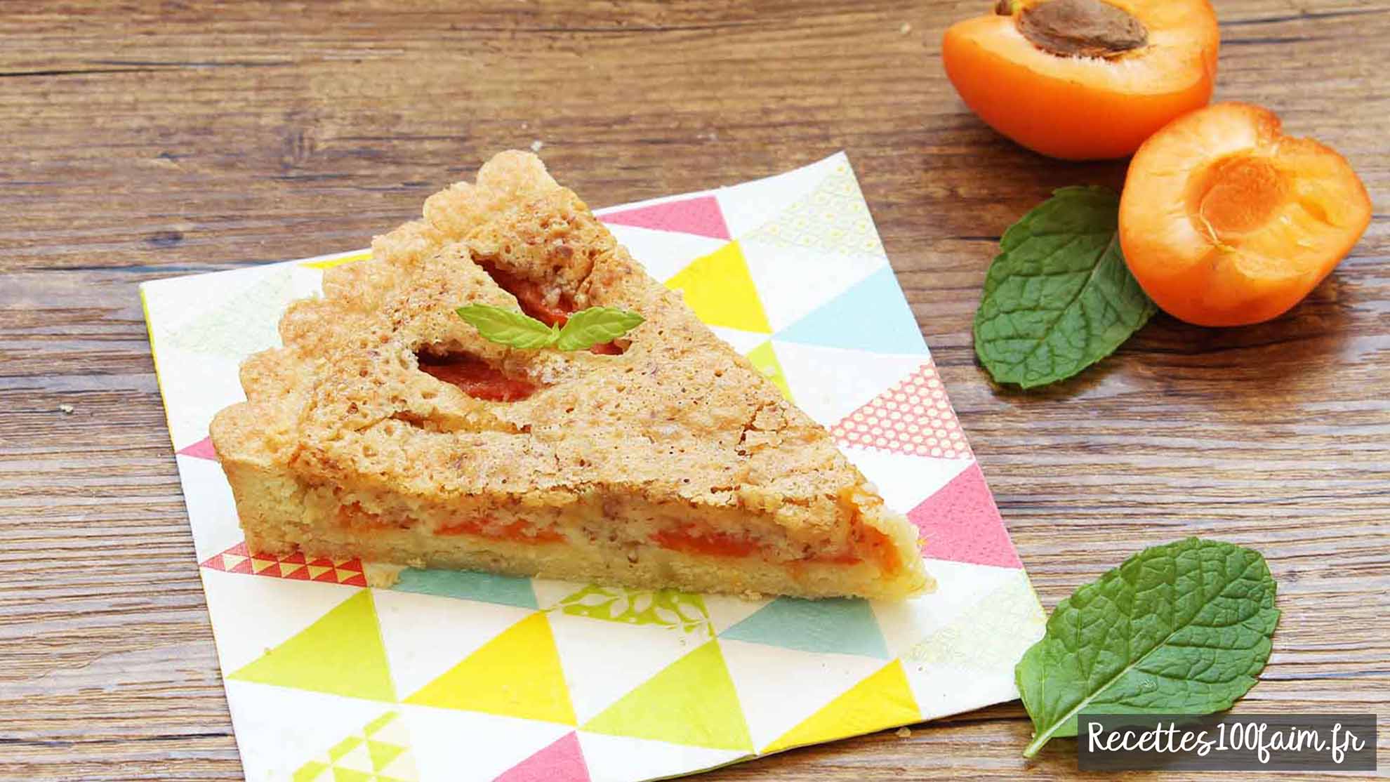 Recette d'amandine aux abricots avec creme d'amande