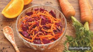 recette salade chou rouge carotte