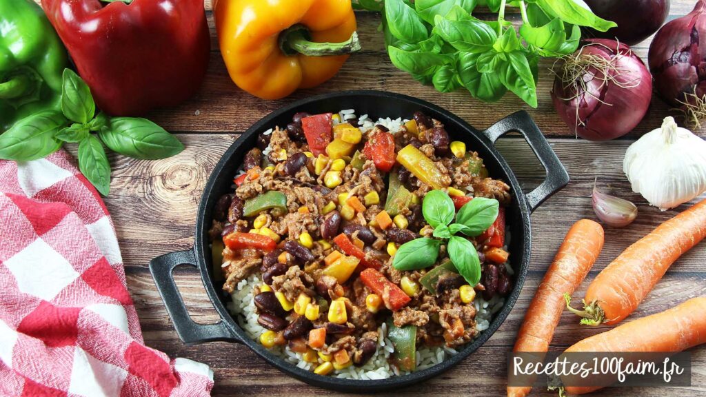 chili con carne recettes
