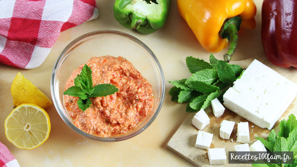 tartinade feta menthe