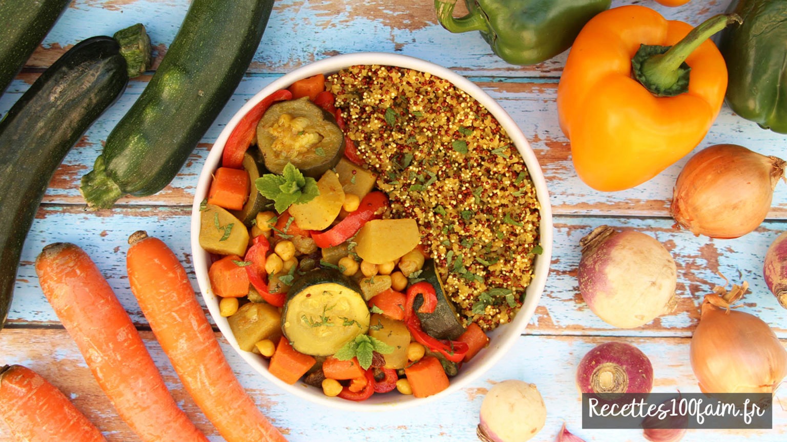 Couscous végétarien (facile) Recettes100faim