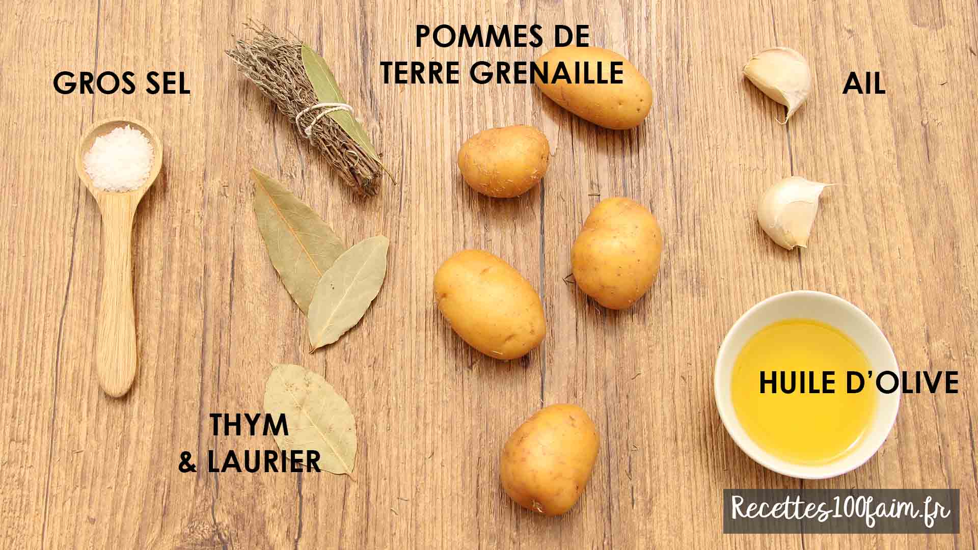 Pommes de terre grenaille au four | Recettes100faim