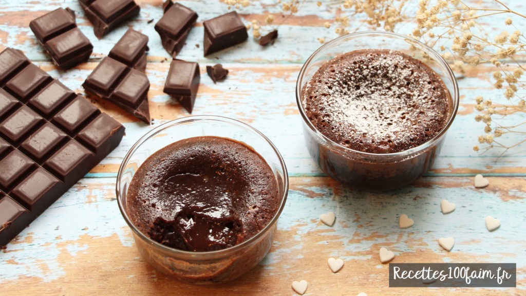 recette coeur coulant chocolat