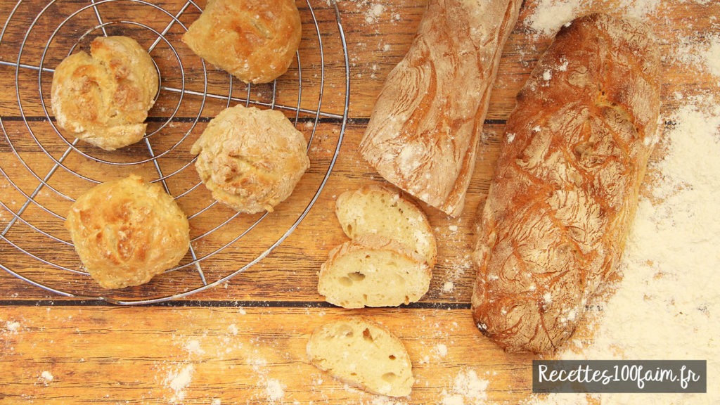recette pain sans petrissage