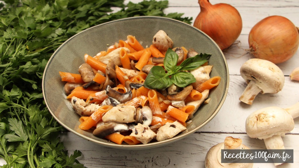 recette poulet creme champignon moutarde
