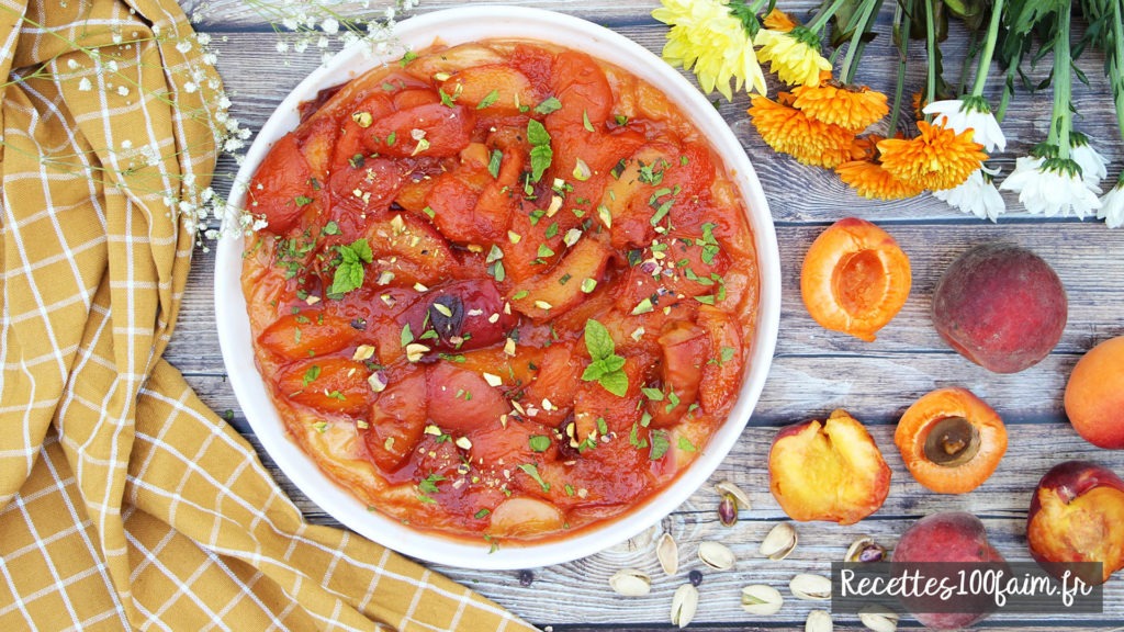 recette tarte tatin fruits jaunes
