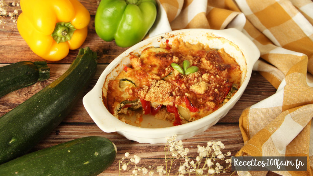 recette cake poivron courgette parmesan