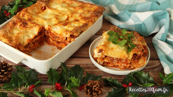Lasagnes à la bolognaise (fondantes et gourmandes) | Recettes100faim