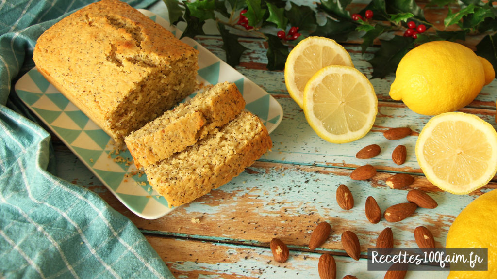 recette dessert cake amande citron