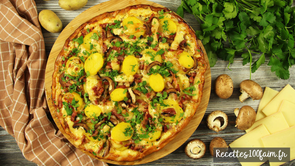 recette pizza raclette