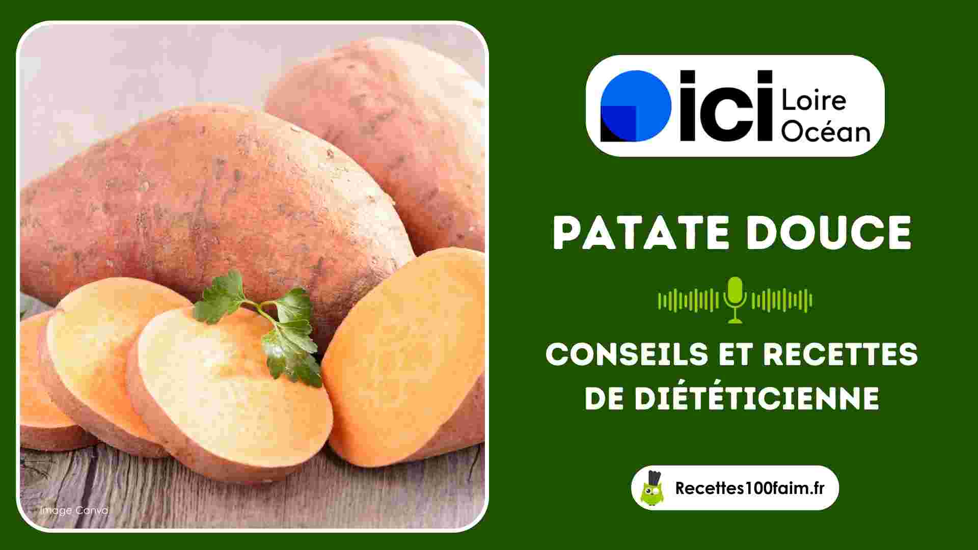 patate douce radio recettes