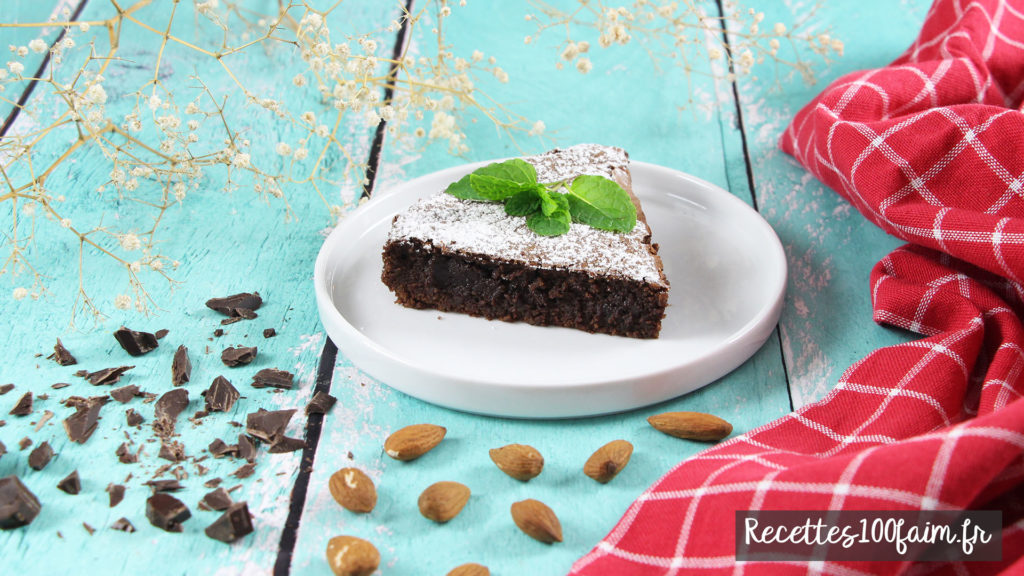 recette fondant chocolat noir amandes