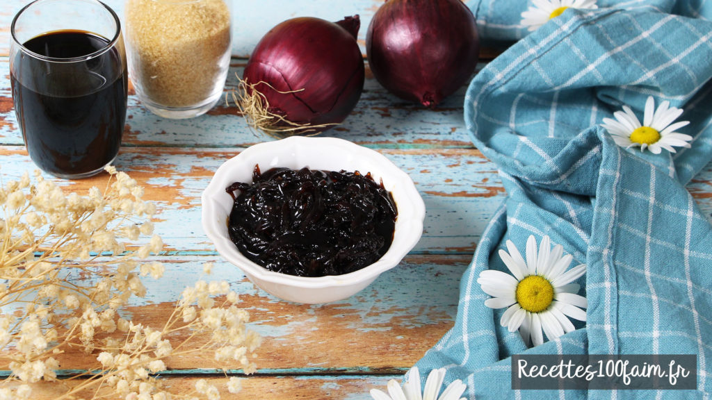 recette confit oignon