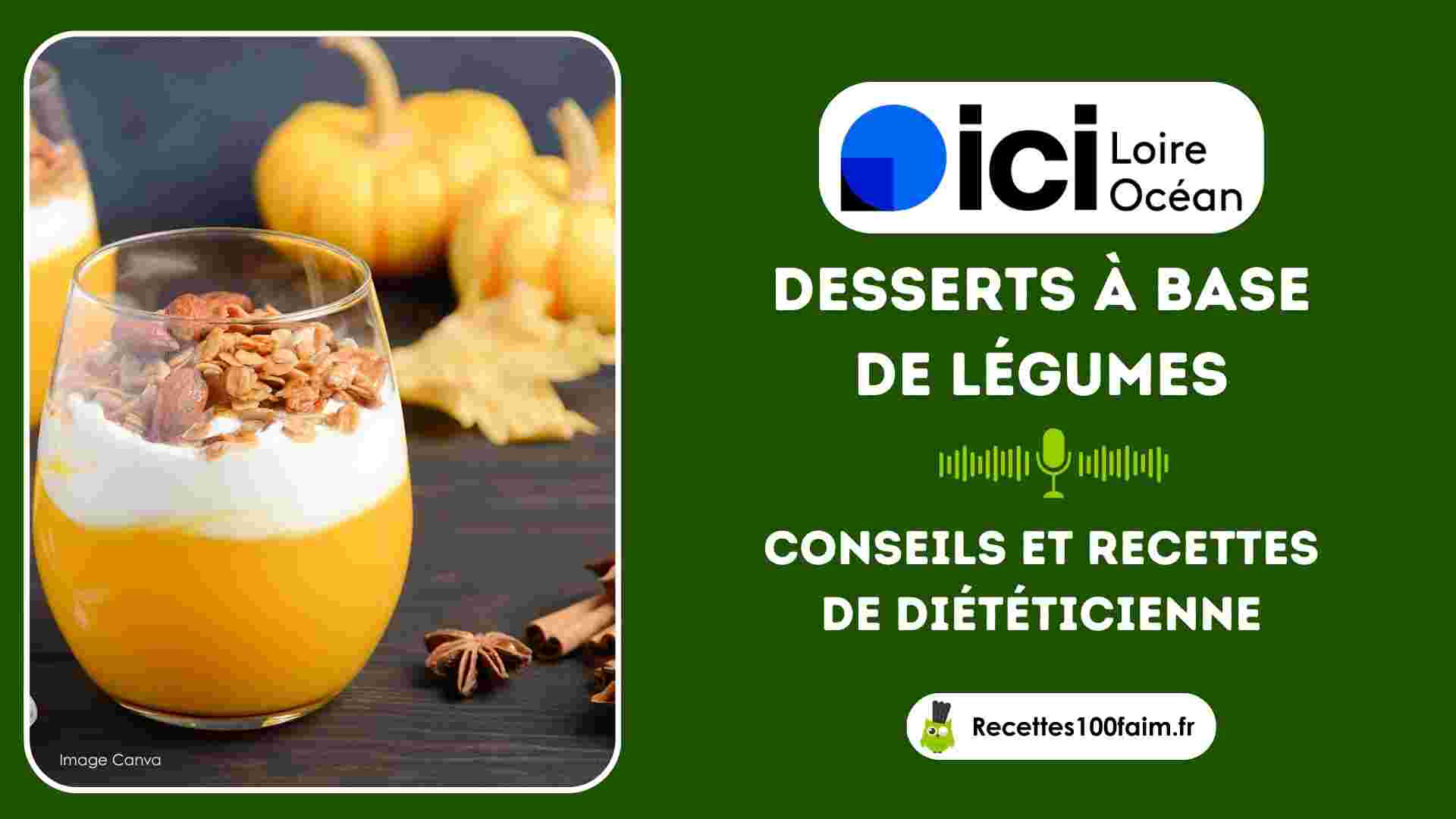 desserts avec legumes recettes