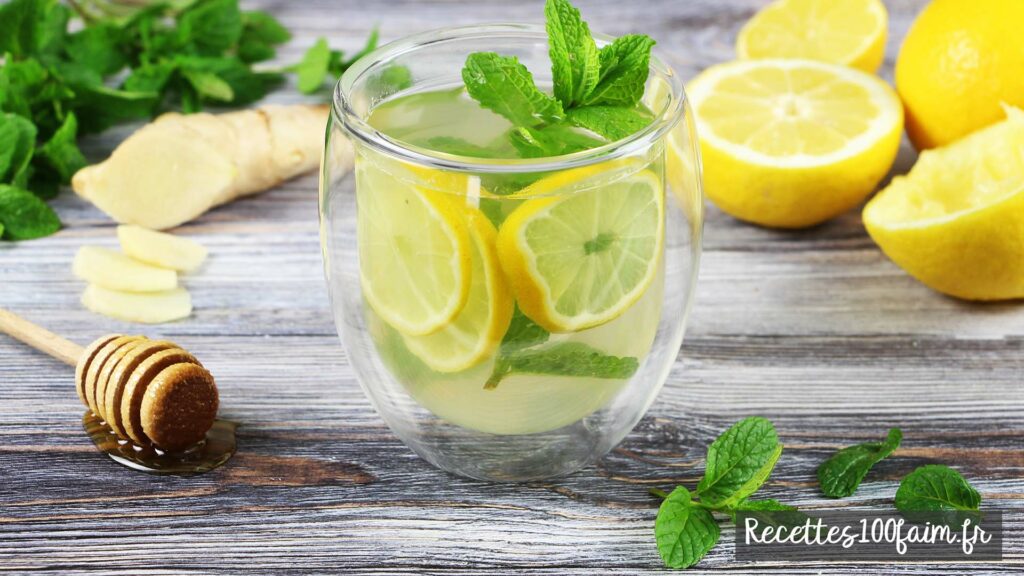 infusion gingembre miel menthe citron