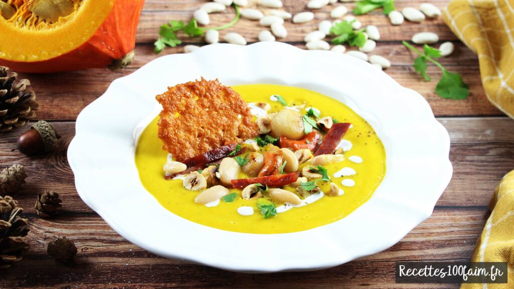 soupe haricots tarbais potimarron
