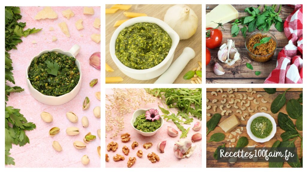 sauces pestos variantes