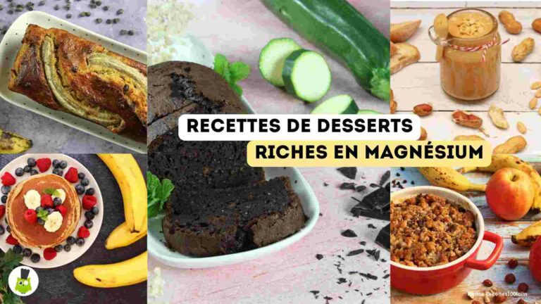 recettes100faim-magnesium-santerecettes-desserts desserts magnesium santé