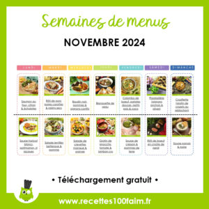 telecharger menus novembre automne