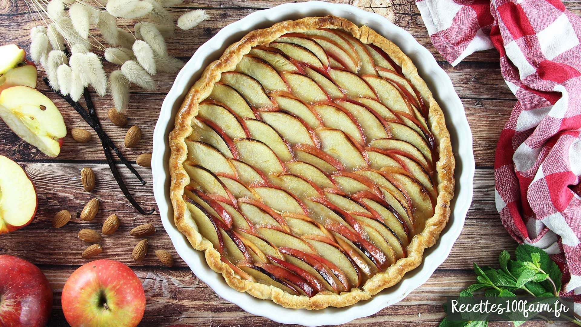 tarte pomme nappage