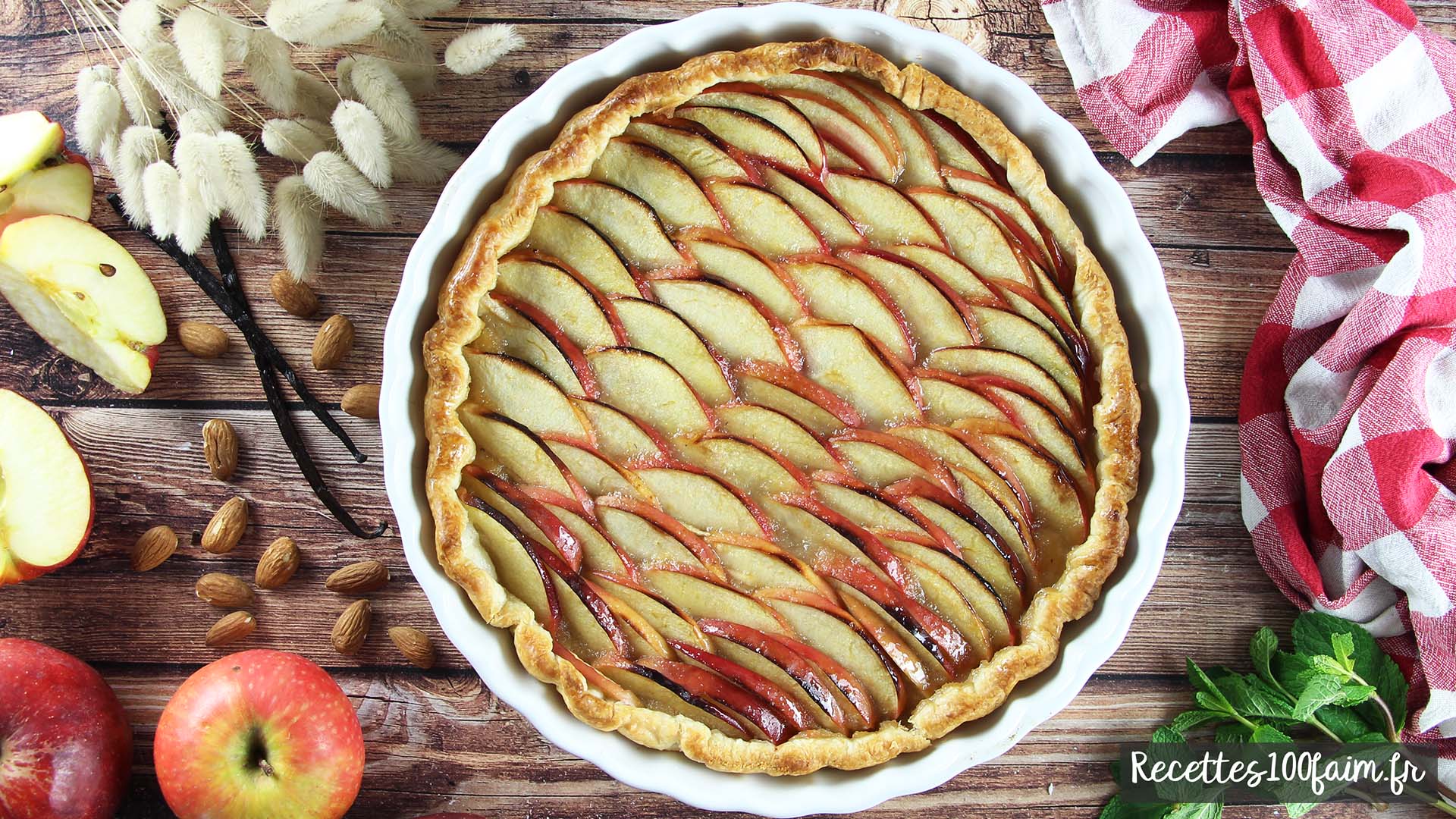 tarte pomme nappage