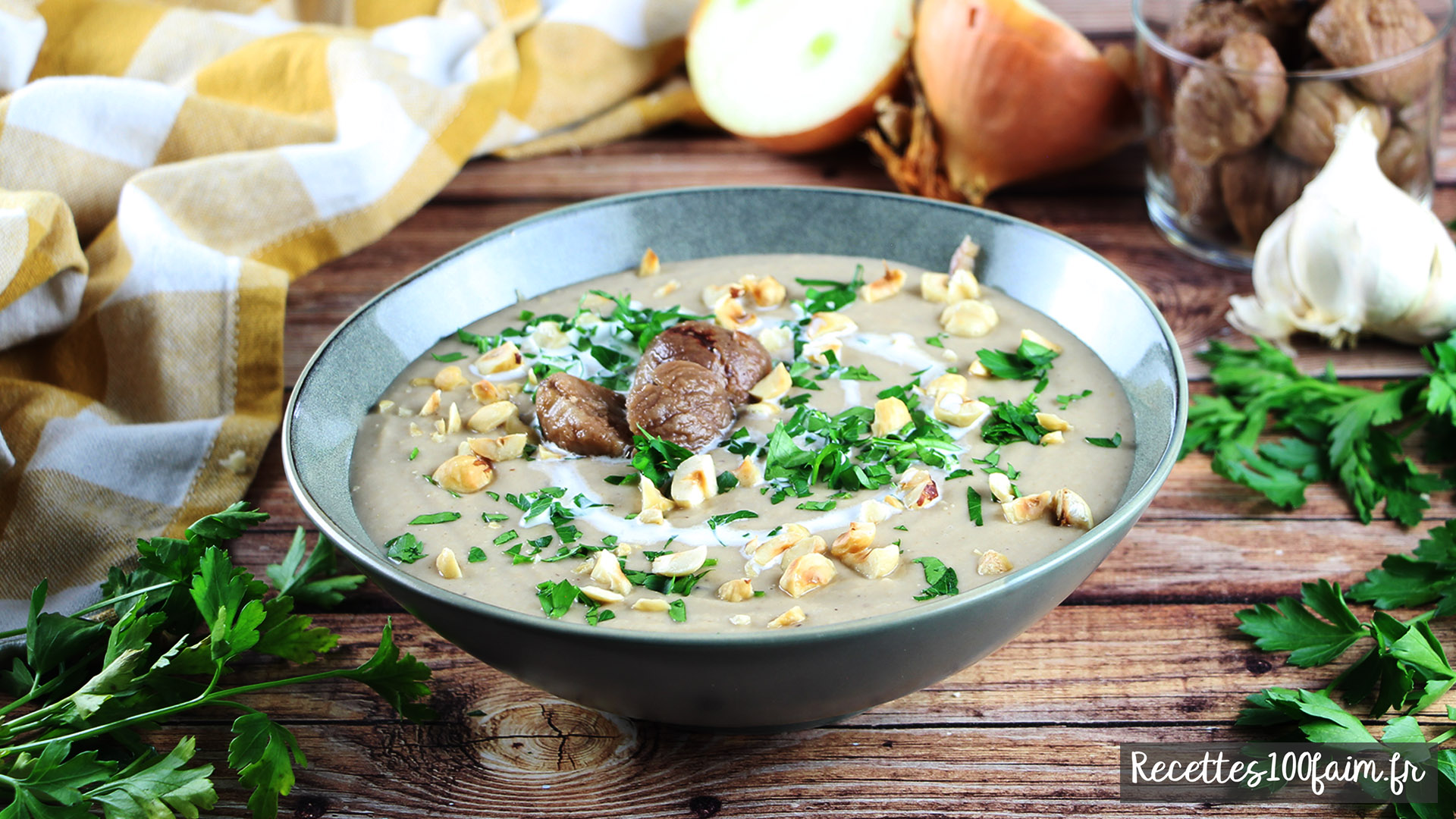 recette velouté chataignes