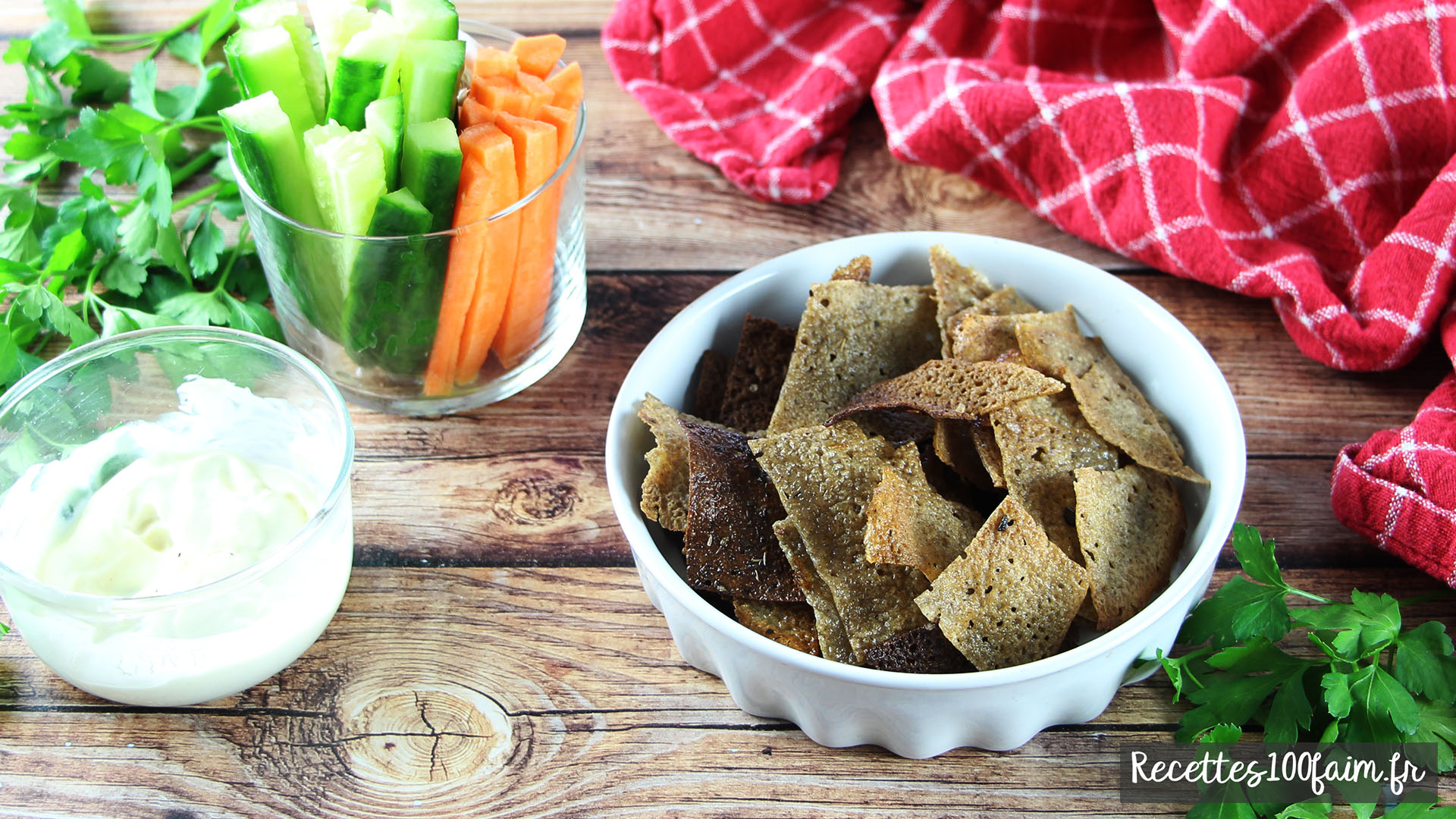 aperitif tartinade chips sarrasin