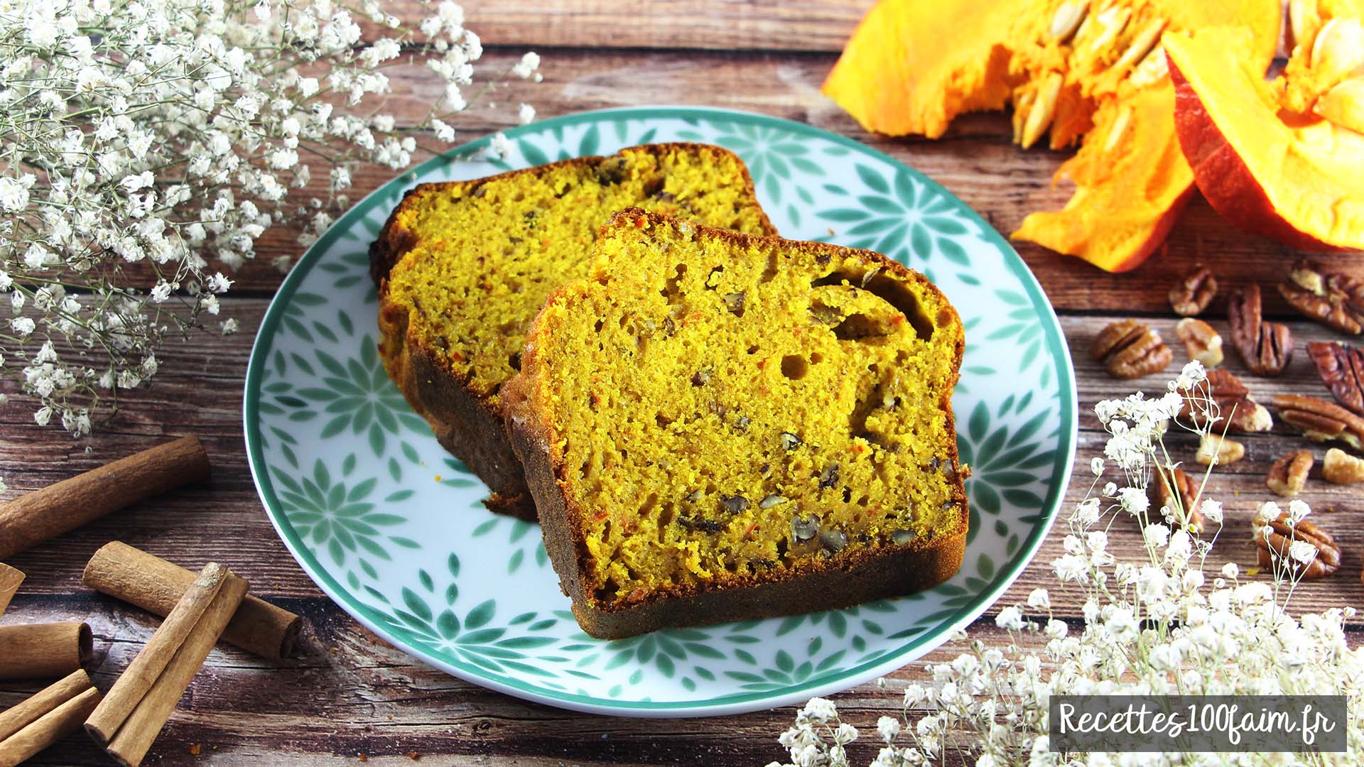 recette video blog diet cake potimarron pécan