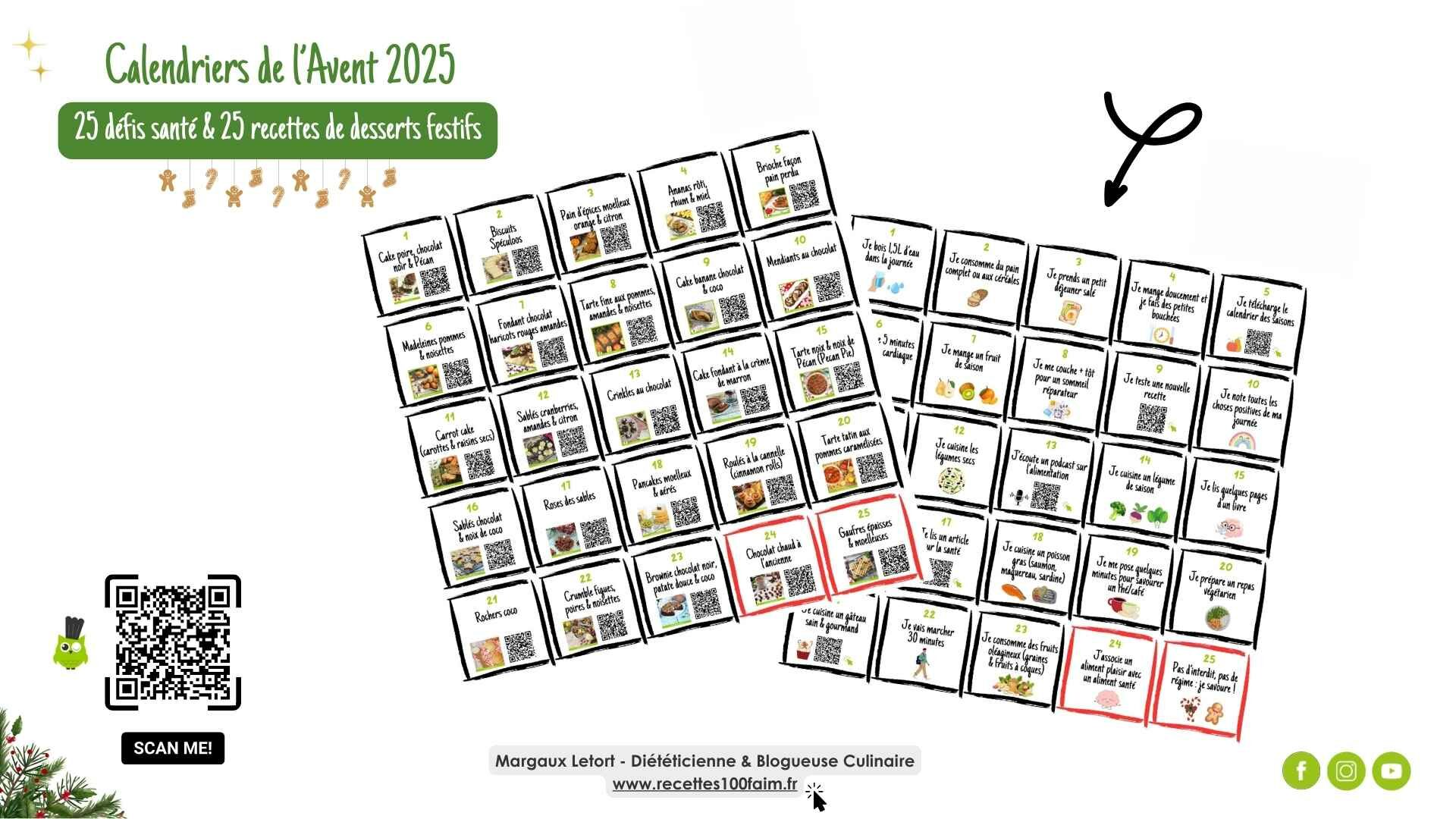 defis desserts festifs avent