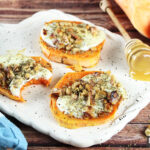 toast patate douce chevre miel