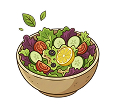 Salades et poêlées