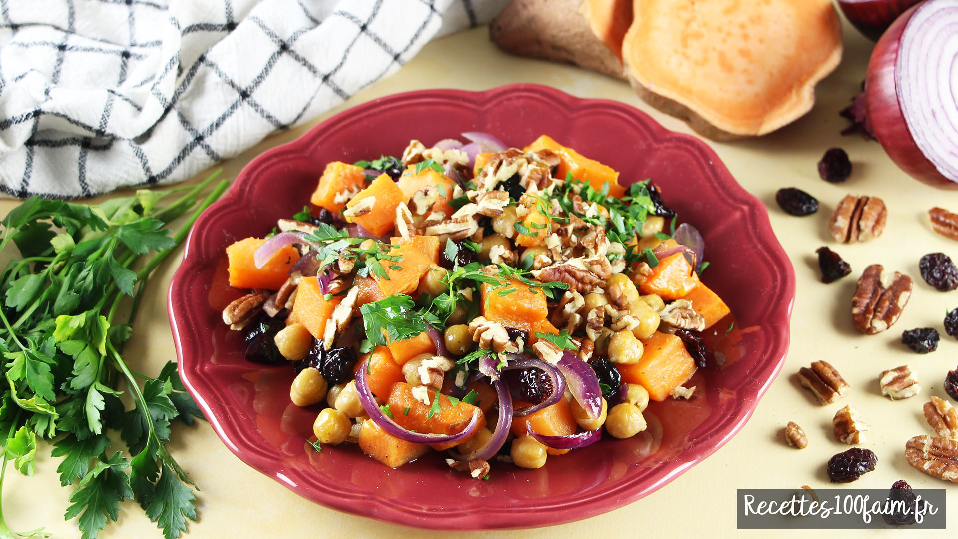 recette poelee patate douce pois chiches