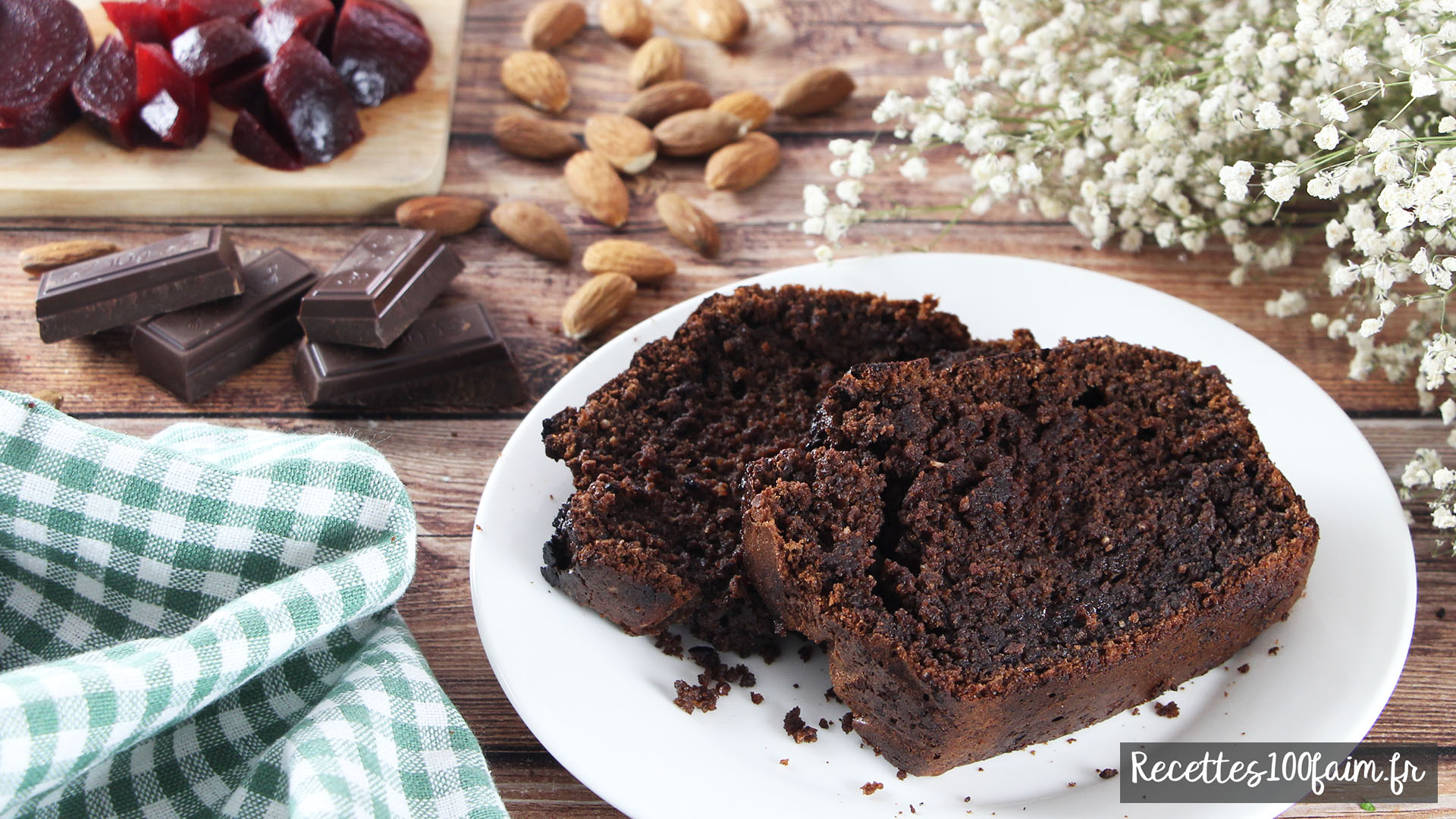 cake moelleux chocolat noir betterave diet