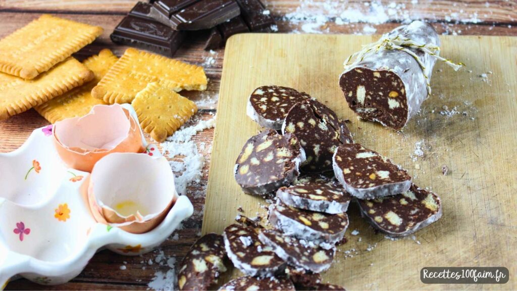 saucisson chocolat recette